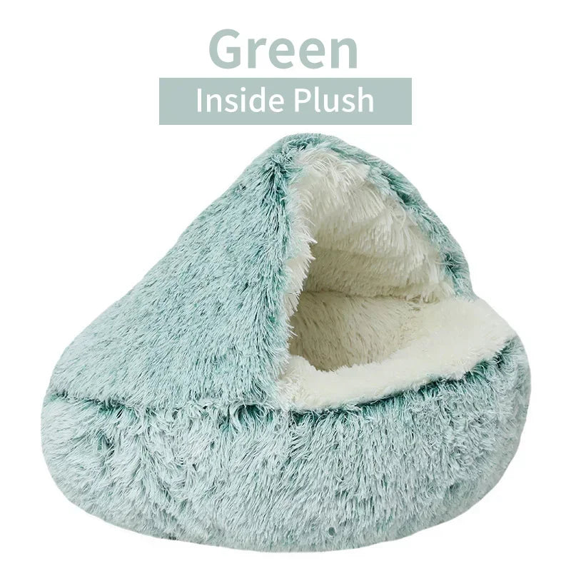 Winter Soft Plush Pet Bed