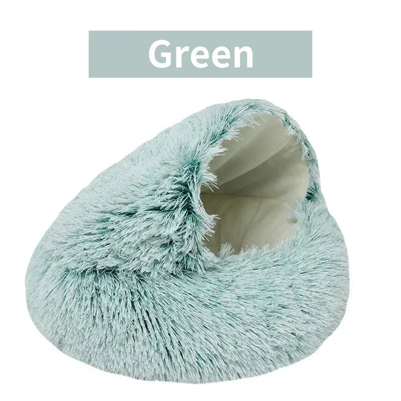 Winter Soft Plush Pet Bed