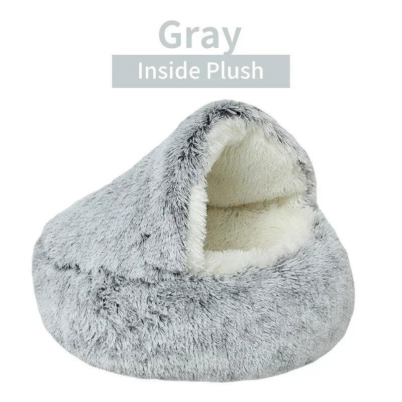 Winter Soft Plush Pet Bed