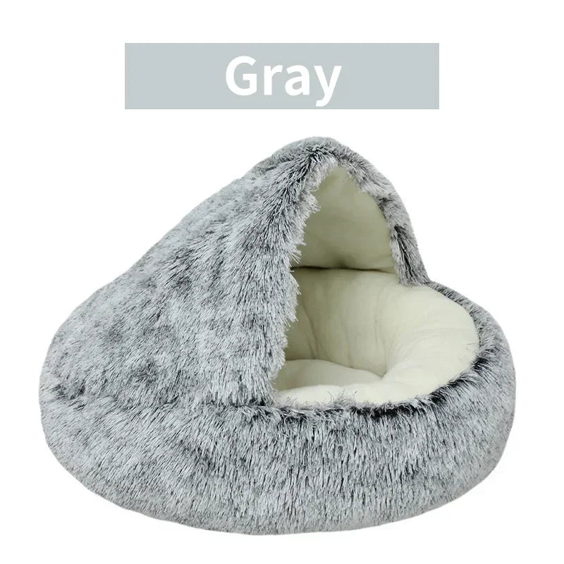 Winter Soft Plush Pet Bed