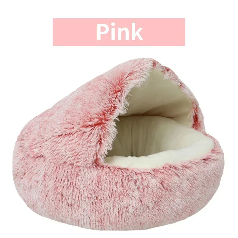 Winter Soft Plush Pet Bed