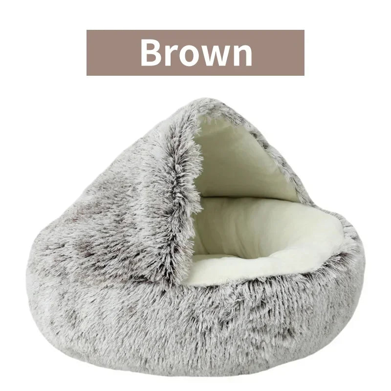 Winter Soft Plush Pet Bed