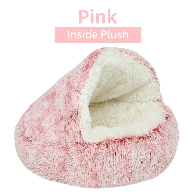 Winter Soft Plush Pet Bed